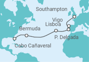 Itinerario del Crucero España, Portugal, Bermudas - Celebrity Cruises