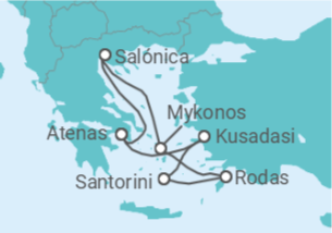 Itinerario del Crucero Turquía, Grecia - Celebrity Cruises