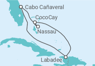 Itinerario del Crucero Bahamas - Royal Caribbean