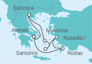 Itinerario del Crucero Grecia, Turquía - Celebrity Cruises