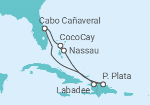 Itinerario del Crucero Bahamas - Royal Caribbean