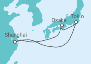 Itinerario del Crucero Japón - Royal Caribbean