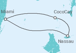 Itinerario del Crucero Bahamas con Perfect Day at CocoCay  - Royal Caribbean