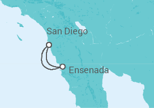 Itinerario del Crucero México - Royal Caribbean