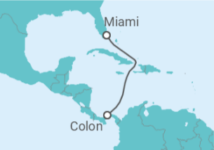 Itinerario del Crucero Panamá - Royal Caribbean