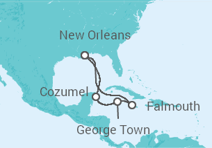 Itinerario del Crucero Jamaica, Islas Caimán, México - Royal Caribbean
