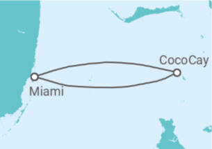 Itinerario del Crucero USA - Royal Caribbean