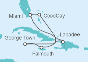 Itinerario del Crucero Islas Caimán, Jamaica - Royal Caribbean