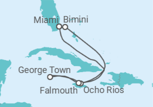 Itinerario del Crucero Jamaica, Islas Caimán - Royal Caribbean