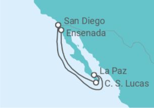 Itinerario del Crucero México - Royal Caribbean