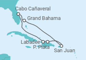 Itinerario del Crucero Puerto Rico - Royal Caribbean