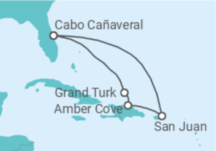 Itinerario del Crucero Bahamas, Puerto Rico - Princess Cruises