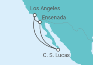Itinerario del Crucero México - Carnival