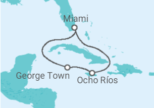 Itinerario del Crucero Islas Caimán, Jamaica - MSC Cruceros