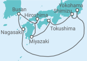 Itinerario del Crucero Japón, Corea Del Sur - Princess Cruises