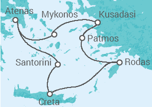 Itinerario del Crucero Grecia, Turquía - Celestyal Cruises