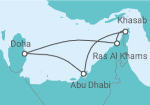 Itinerario del Crucero Qatar - Celestyal Cruises