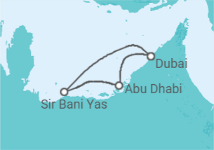 Itinerario del Crucero Emiratos Arabes - Celestyal Cruises