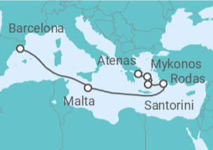 Itinerario del Crucero Malta, Grecia - Celebrity Cruises