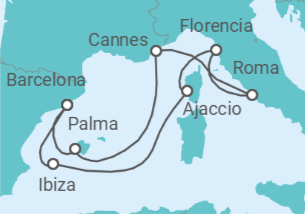 Itinerario del Crucero NEW CRUISE - Virgin Voyages