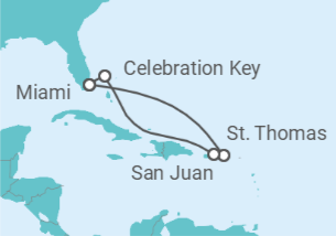 Itinerario del Crucero Islas Vírgenes - Eeuu, Puerto Rico - Carnival