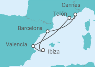 Itinerario del Crucero NEW CRUISE - Virgin Voyages
