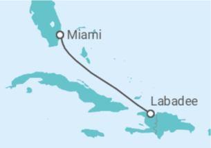 Itinerario del Crucero USA - Royal Caribbean
