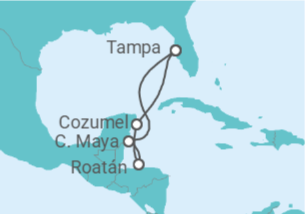Itinerario del Crucero México, Honduras - Royal Caribbean