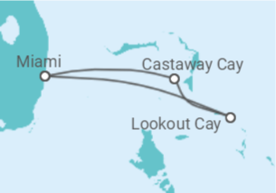 Itinerario del Crucero USA - Disney Cruise Line