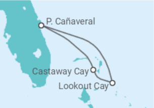 Itinerario del Crucero USA - Disney Cruise Line