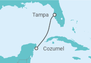 Itinerario del Crucero México - Carnival