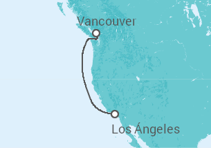Itinerario del Crucero USA - Princess Cruises