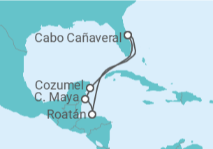 Itinerario del Crucero México, Honduras - Royal Caribbean