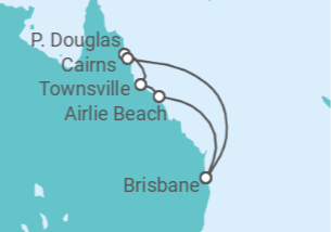 Itinerario del Crucero Australia - Princess Cruises
