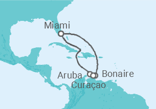 Itinerario del Crucero Aruba, Curaçao, Bonaire, San Eustaquio y Saba - Celebrity Cruises