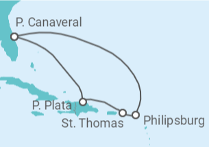 Itinerario del Crucero Islas Vírgenes - Eeuu, Saint Maarten - Celebrity Cruises