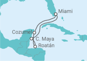 Itinerario del Crucero Honduras, México - Royal Caribbean