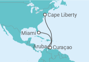 Itinerario del Crucero Aruba, Curaçao - Royal Caribbean