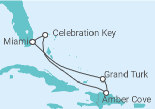 Itinerario del Crucero Bahamas - Princess Cruises