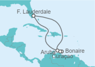 Itinerario del Crucero Aruba, Bonaire, San Eustaquio y Saba, Curaçao - Princess Cruises