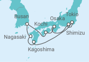 Itinerario del Crucero Japón, Corea Del Sur - Celebrity Cruises