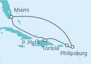 Itinerario del Crucero Islas Vírgenes - Reino Unido, Saint Maarten TI - Celebrity Cruises