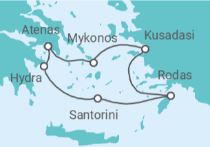 Itinerario del Crucero Grecia, Turquía TI - Celebrity Cruises