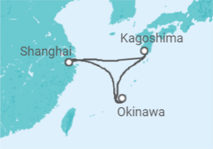 Itinerario del Crucero Japón - Royal Caribbean