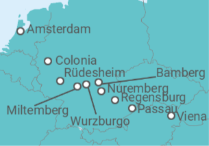 Itinerario del Crucero Leyendas del Rin y Baviera - Crucemundo