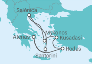 Itinerario del Crucero Grecia, Turquía - Celebrity Cruises
