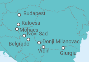 Itinerario del Crucero Serbia - Riverside