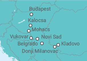 Itinerario del Crucero Serbia - Riverside