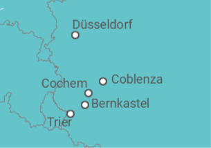 Itinerario del Crucero Alemania - Riverside
