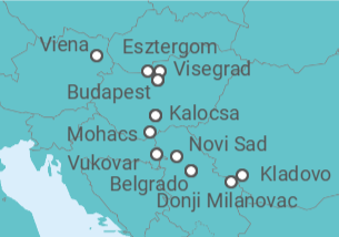 Itinerario del Crucero desde Viena (Austria) a Budapest (Hungría) - Riverside